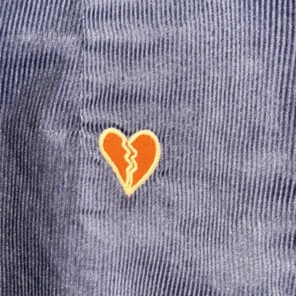 Urban Outfitters Knock Out Blue Quinn Shortie Corduroy Romper - Picture 6 of 16